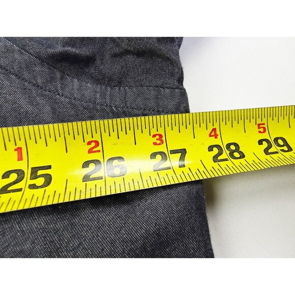 Untuckit Size 3XL Mens Charcoal Gray Hem Logo Tag Long Sleeve Cotton Shirt - Picture 2 of 9